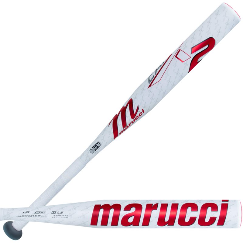 Marucci Youth CATX2 JBB Aluminum Alloy Baseball Bat -10 White/Red - Bbcor/Senior Bats at Academy Sports