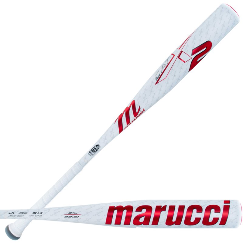 Marucci CATX2 2025 Senior League USSSA Baseball Bat -10 White/Red - Bbcor/Senior Bats at Academy Sports