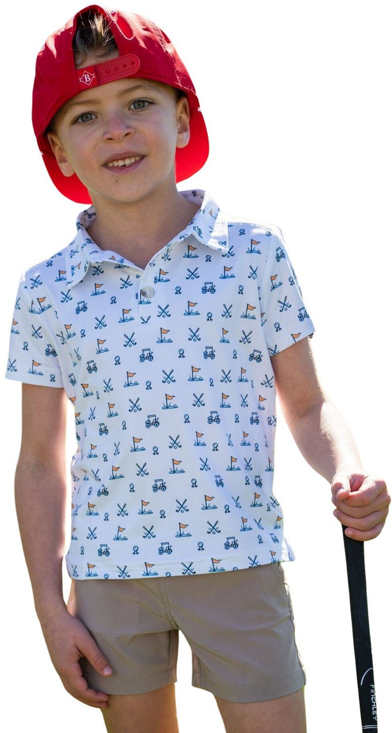 BURLEBO Boys' Performance Polo Shirt                                                                                             - view number 1