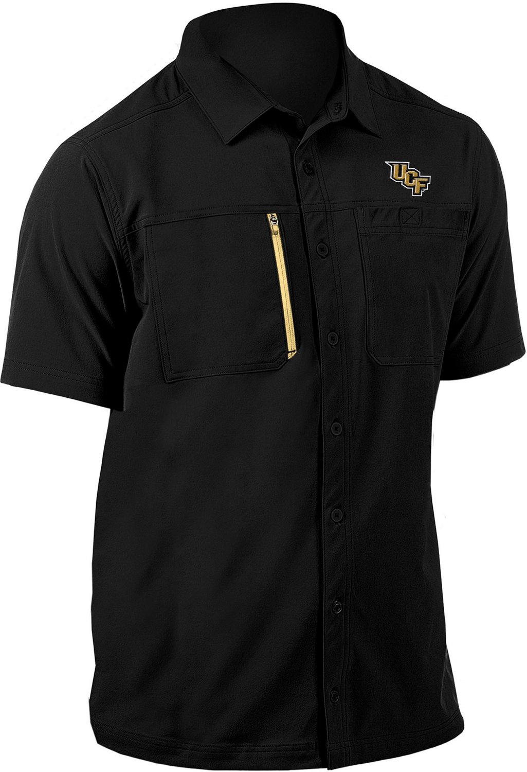 Antigua Men's University of Central Florida Kickoff Fishing Button Down Shirt  - view number 2