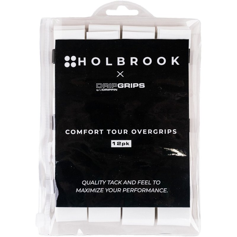 Holbrook Pickleball Comfort Tour Overgrip 12-Pack White - Pickleball at Academy Sports