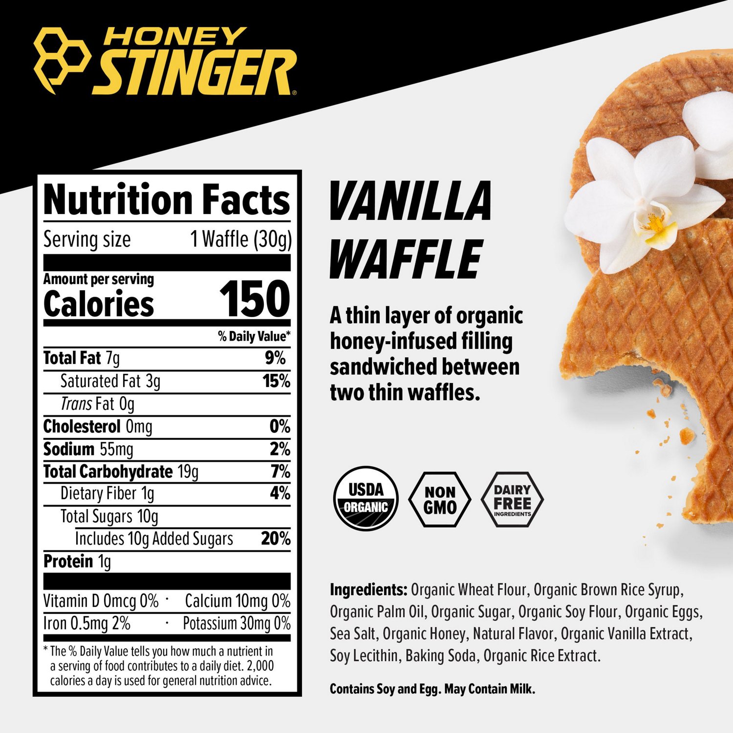 Honey Stinger Organic Waffle Energy Bar                                                                                          - view number 3