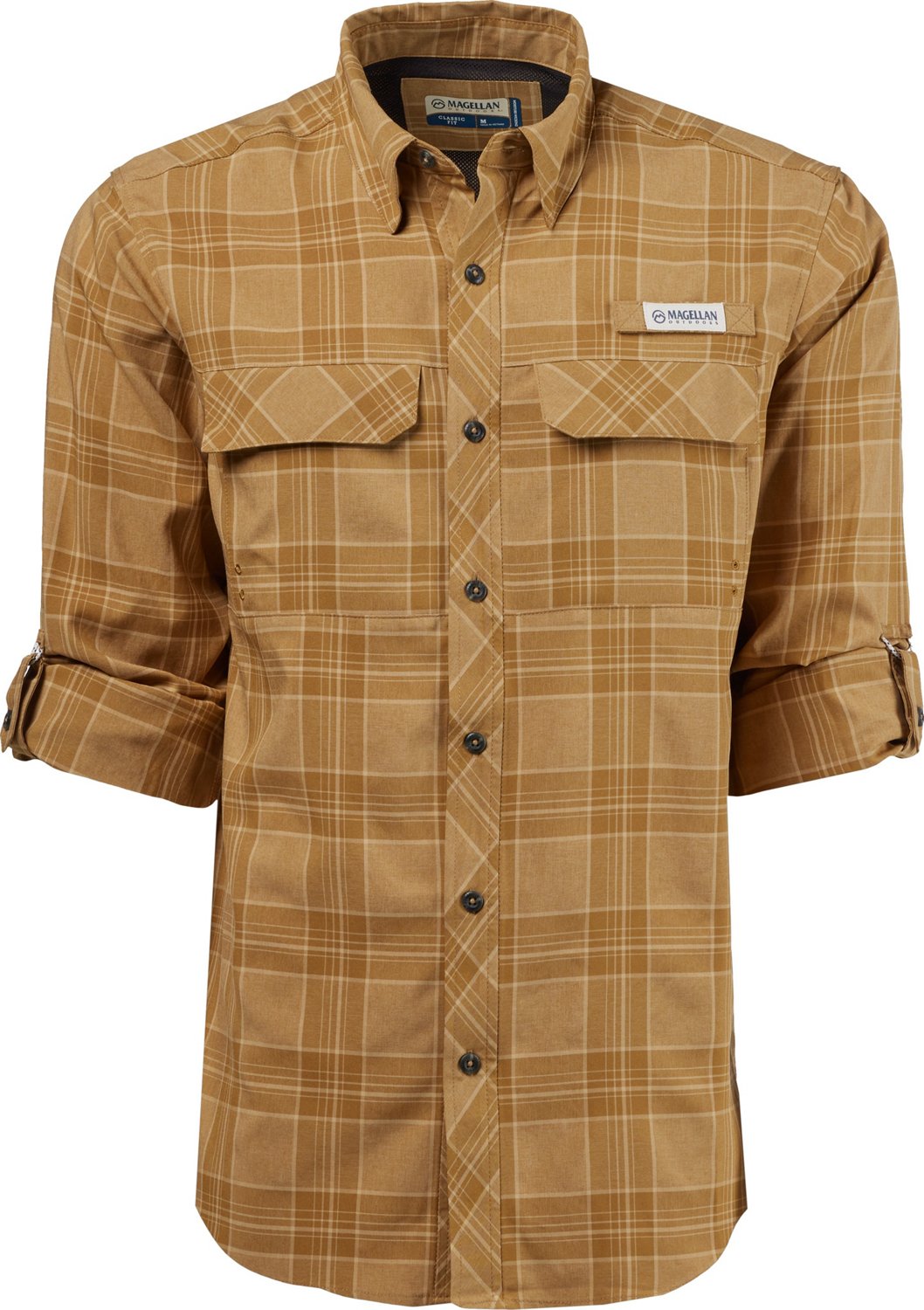 Magellan Outdoors Men's Barton Creek Outdoor Plaid Long Sleeve Shirt - view number 3