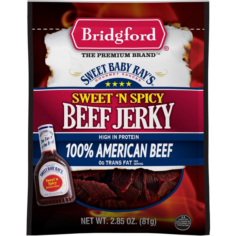 Bridgford Sweet Baby Rays Original 3.25 oz Beef Jerky
