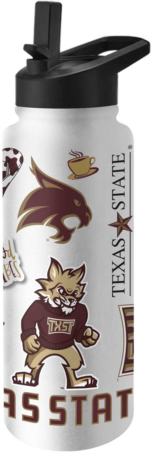 Logo Brands Texas State University 34 oz Native Quencher Bottle | Academy