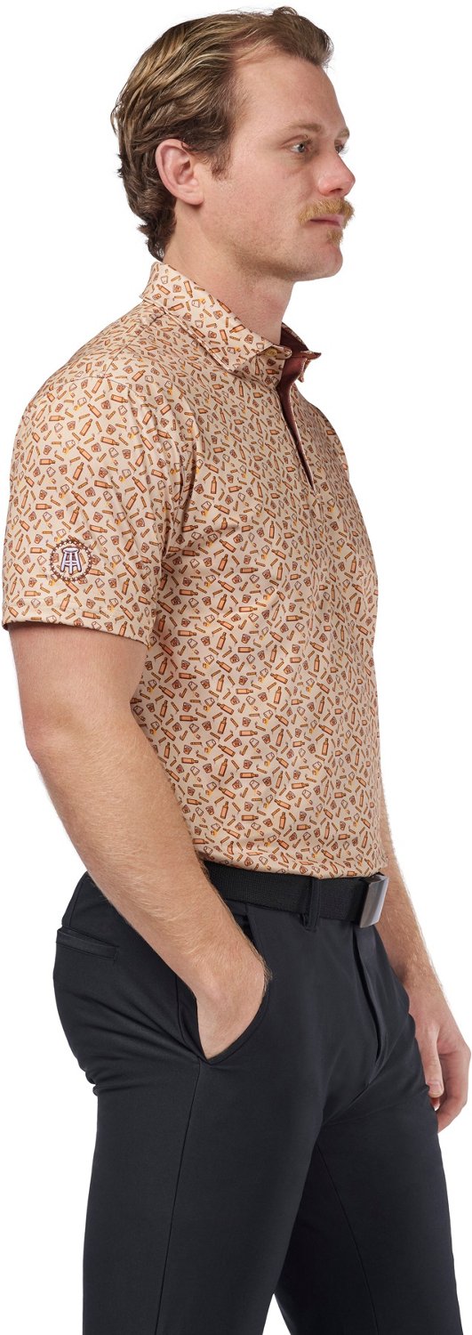 Barstool Mens Sports Whiskey Printed Polo - view number 2