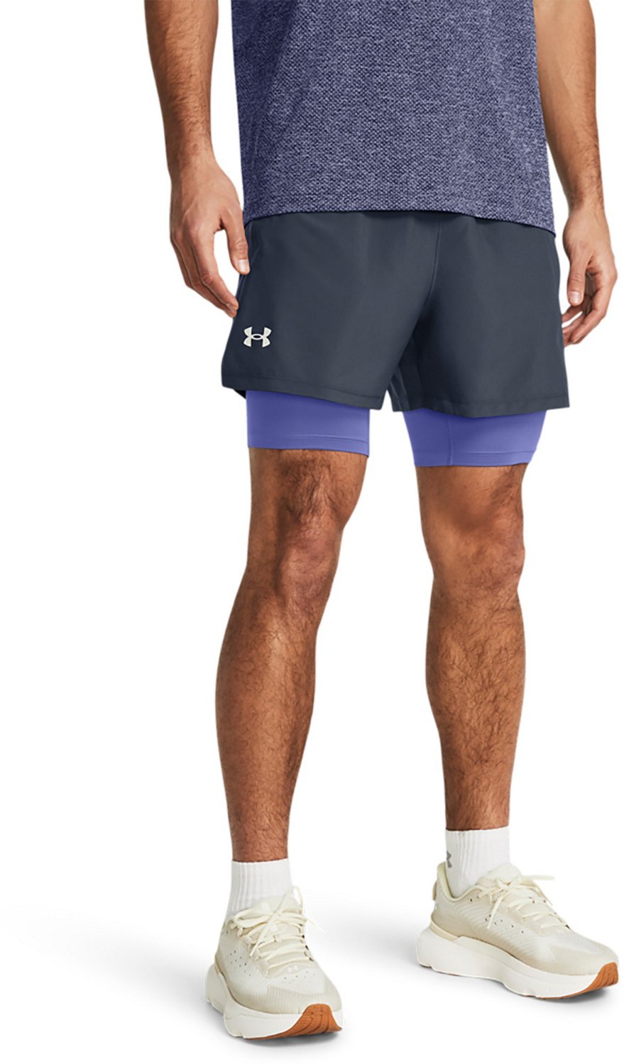 Under Armour Men's Launch 2-in-1 5 in Shorts                                                                                     - view number 2