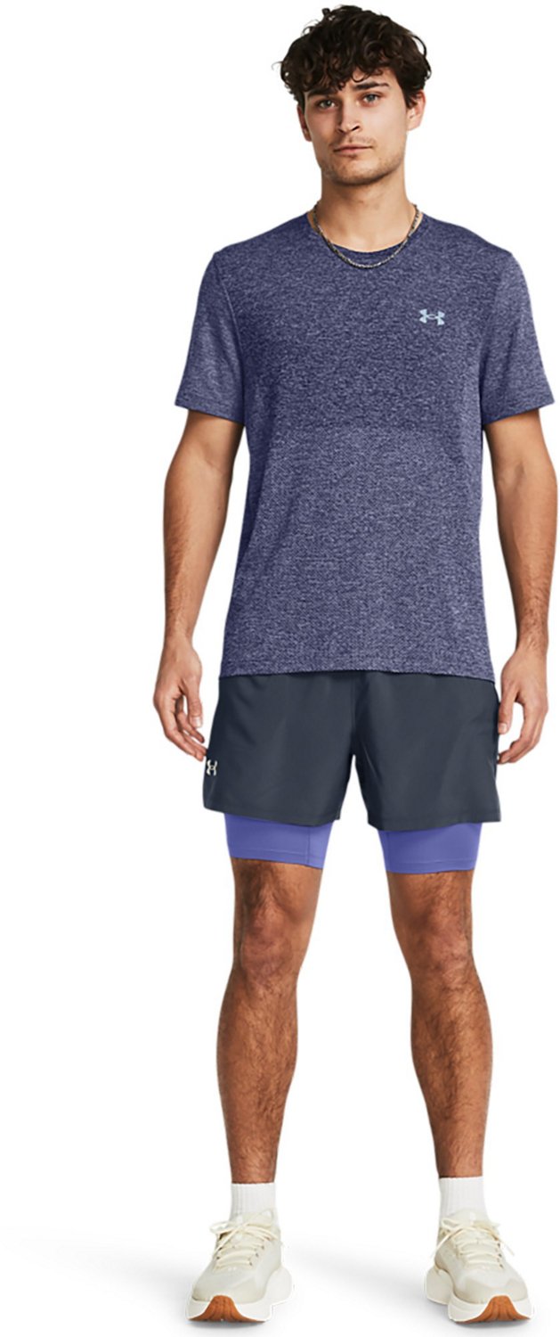 Under Armour Men's Launch 2-in-1 5 in Shorts                                                                                     - view number 4