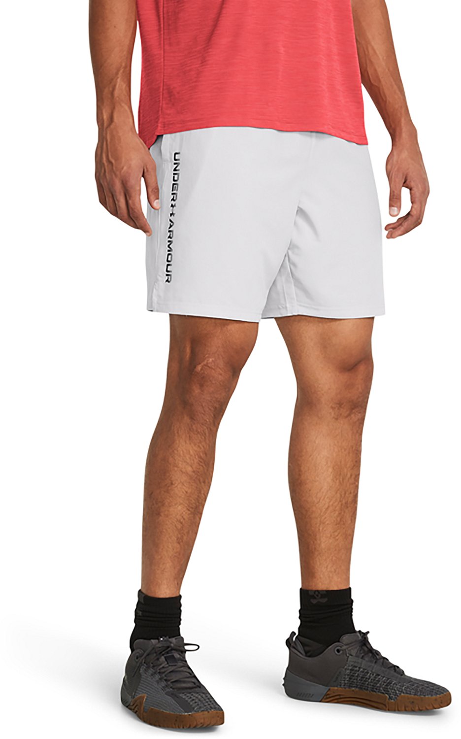Under Armour Men's Woven Wordmark Shorts 8.25 in                                                                                 - view number 2
