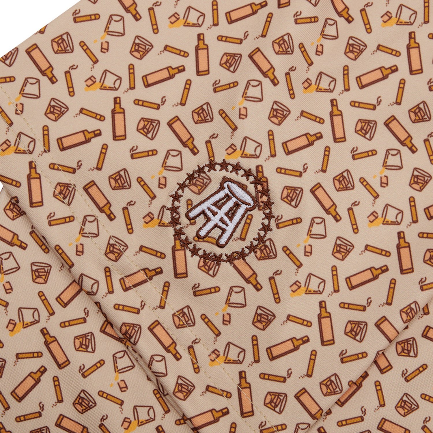 Barstool Mens Sports Whiskey Printed Polo - view number 6