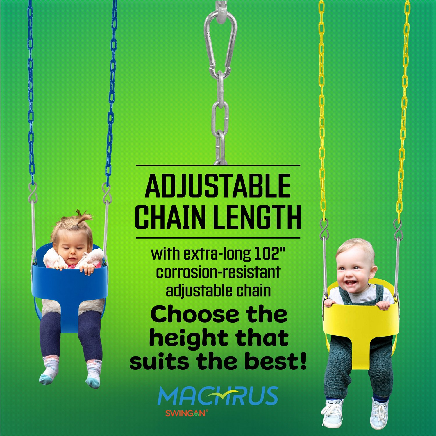 Plexalife High Back Full Bucket Toddler & Baby Swing - view number 6