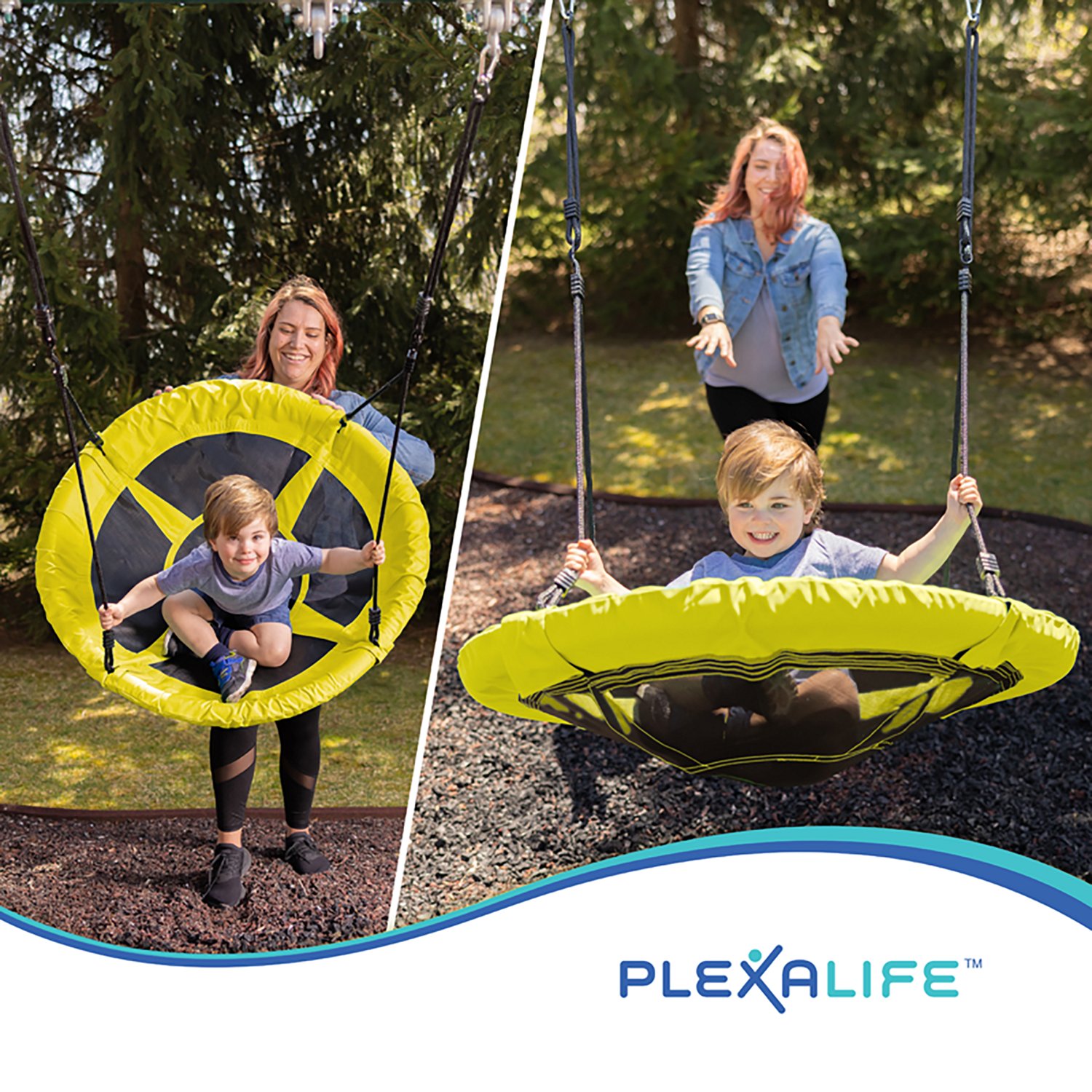 Plexalife 37.5 in Super Fun Nest Swing With Adjustable Ropes - view number 6