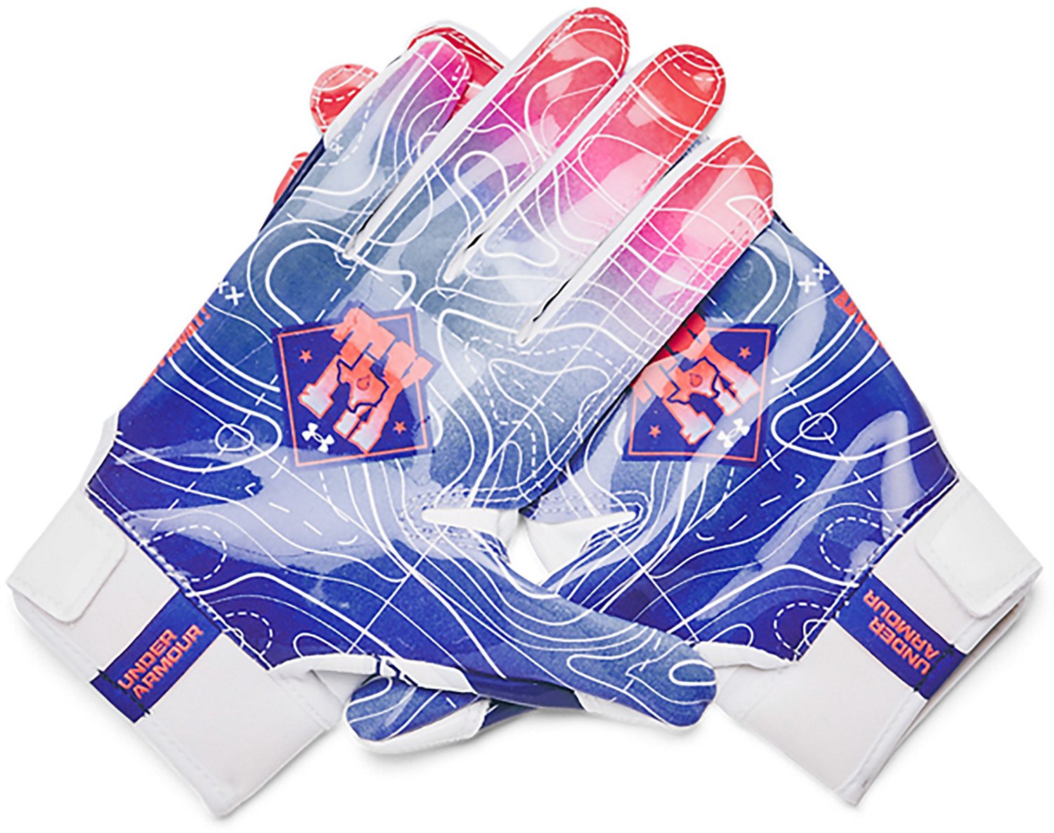 Under Armour Youth F9 Nitro Football Gloves Academy