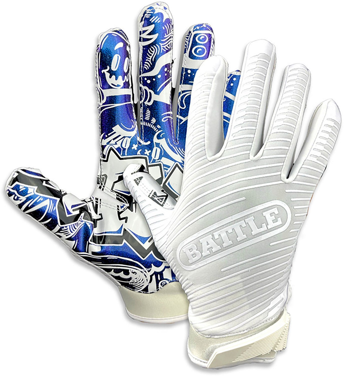 Battle Adults' Prism Graffiti Doom Football Gloves - view number 2