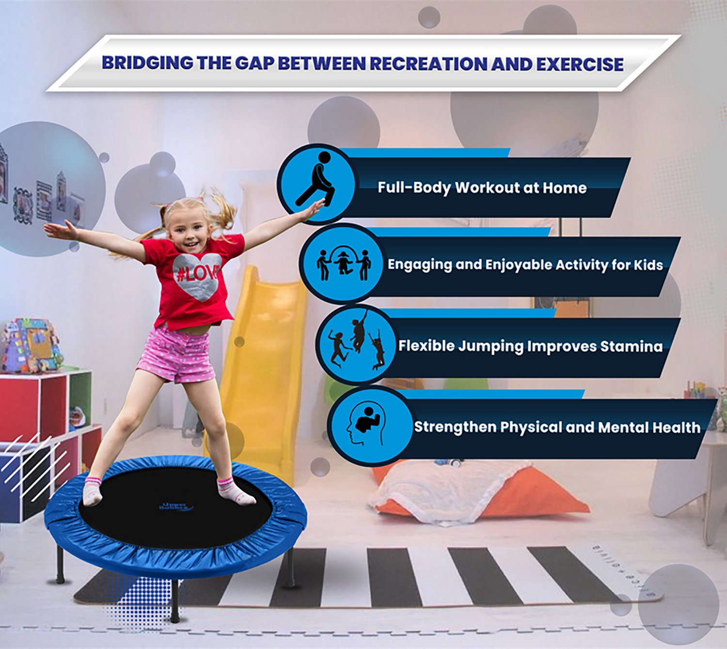 Machrus Upper Bounce 36 in Round Mini Trampoline - view number 5