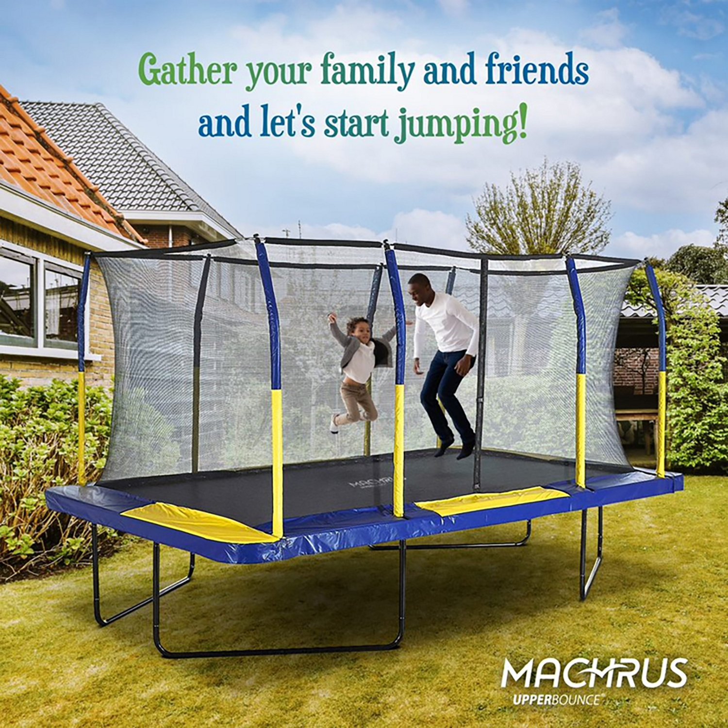 15 ft rectangle trampoline best sale