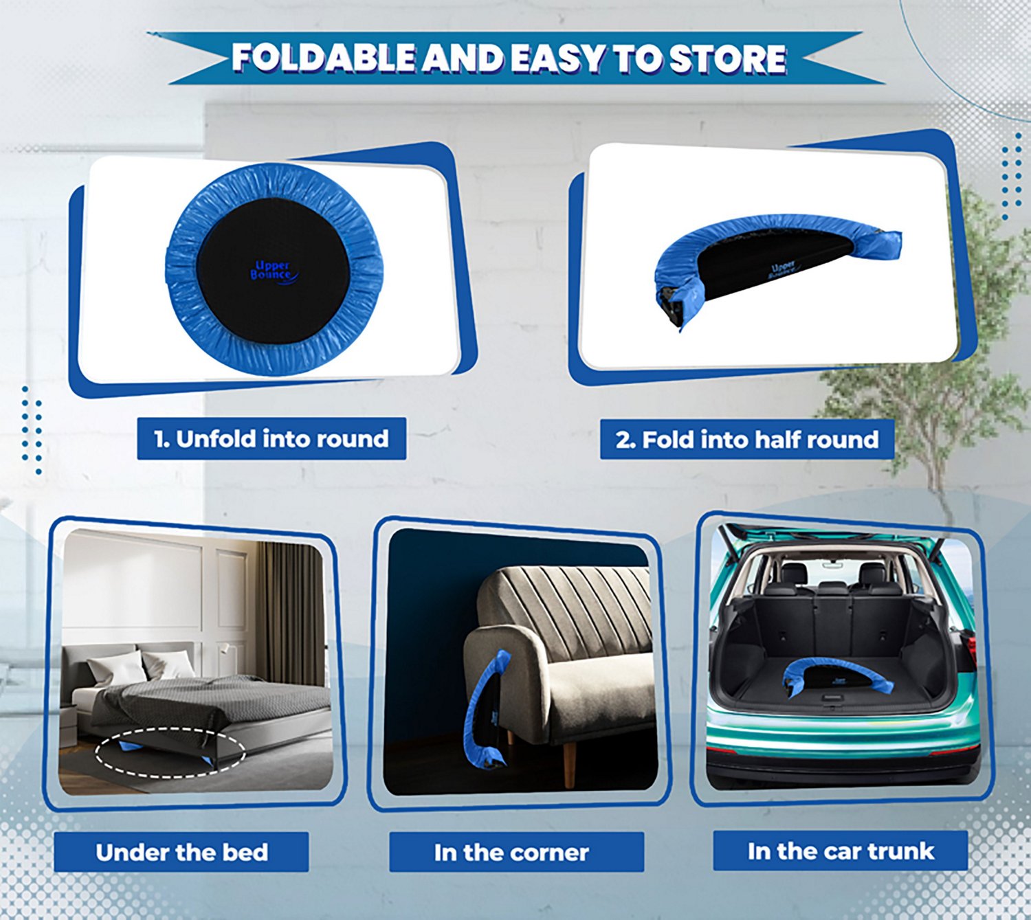 Machrus Upper Bounce 36 in Round Mini Trampoline - view number 4