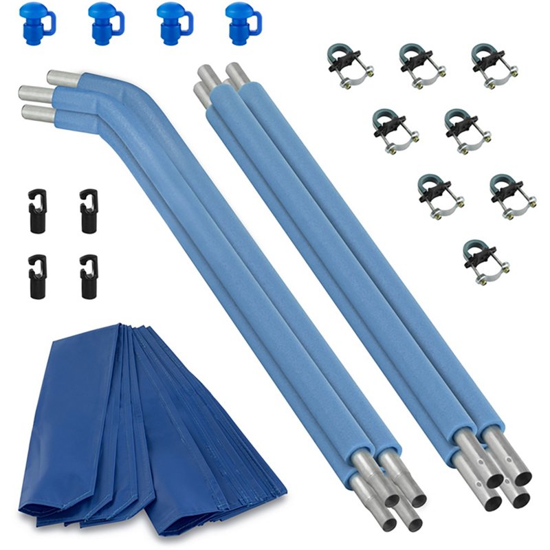 Machrus Upper Bounce Trampoline Safety Curved Enclosure Poles - 4 Count Blue - Trampolines at Academy Sports