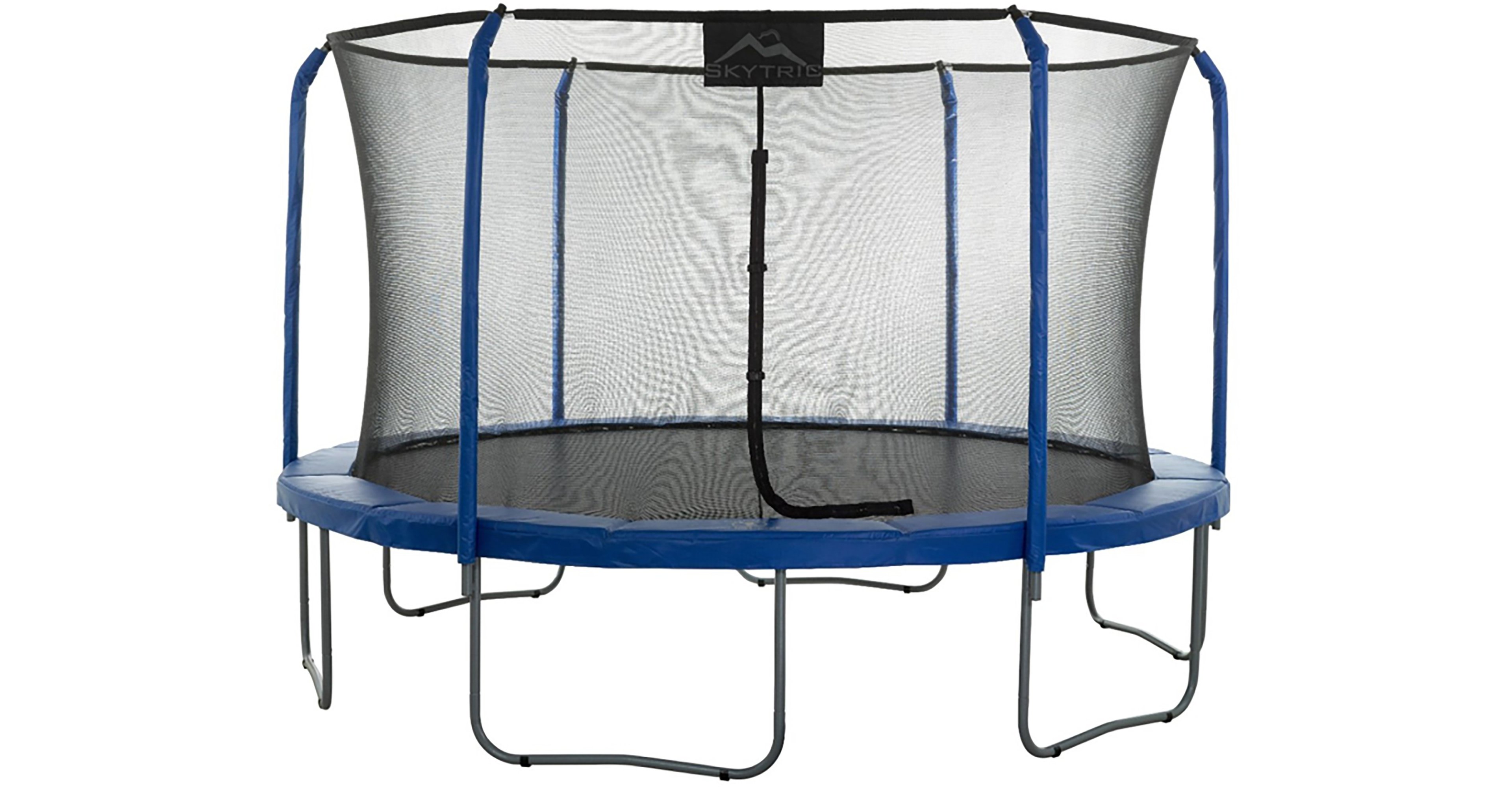 Machrus Skytric 11 ft Round Trampoline with Top-Ring Flex Enclosure