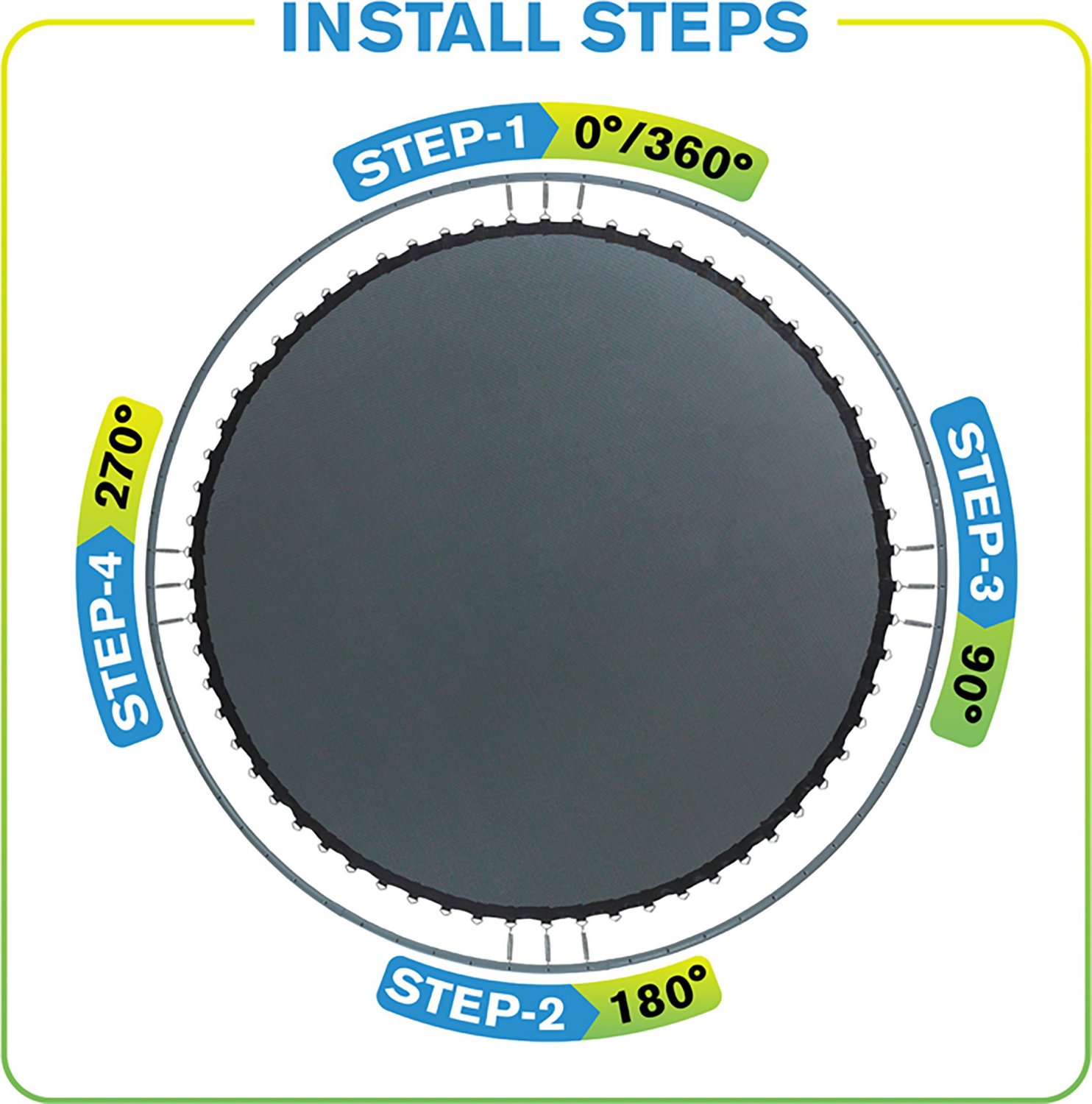 Machrus Upper Bounce 15 ft Round Trampoline Replacement Mat                                                                      - view number 5