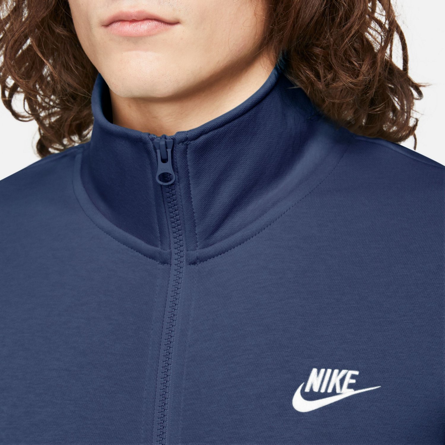 Nike Men's Sportswear Club Brushed-Back 1/2 Zip Pullover - view number 3
