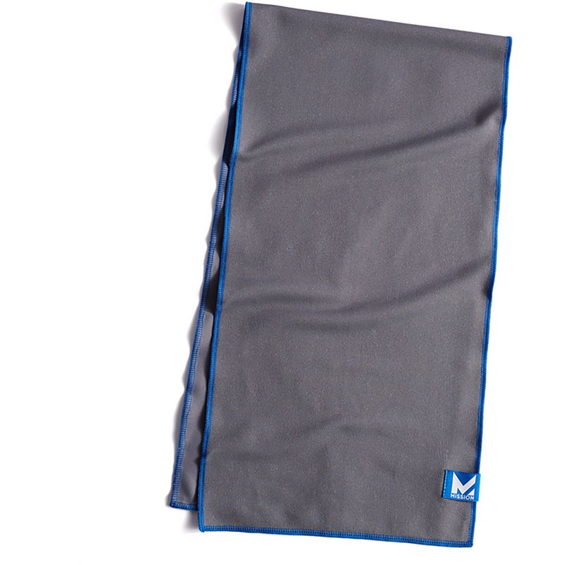 MISSION DuoMax Cooling Towel Charcoal - Exercise Accessories at Academy Sports