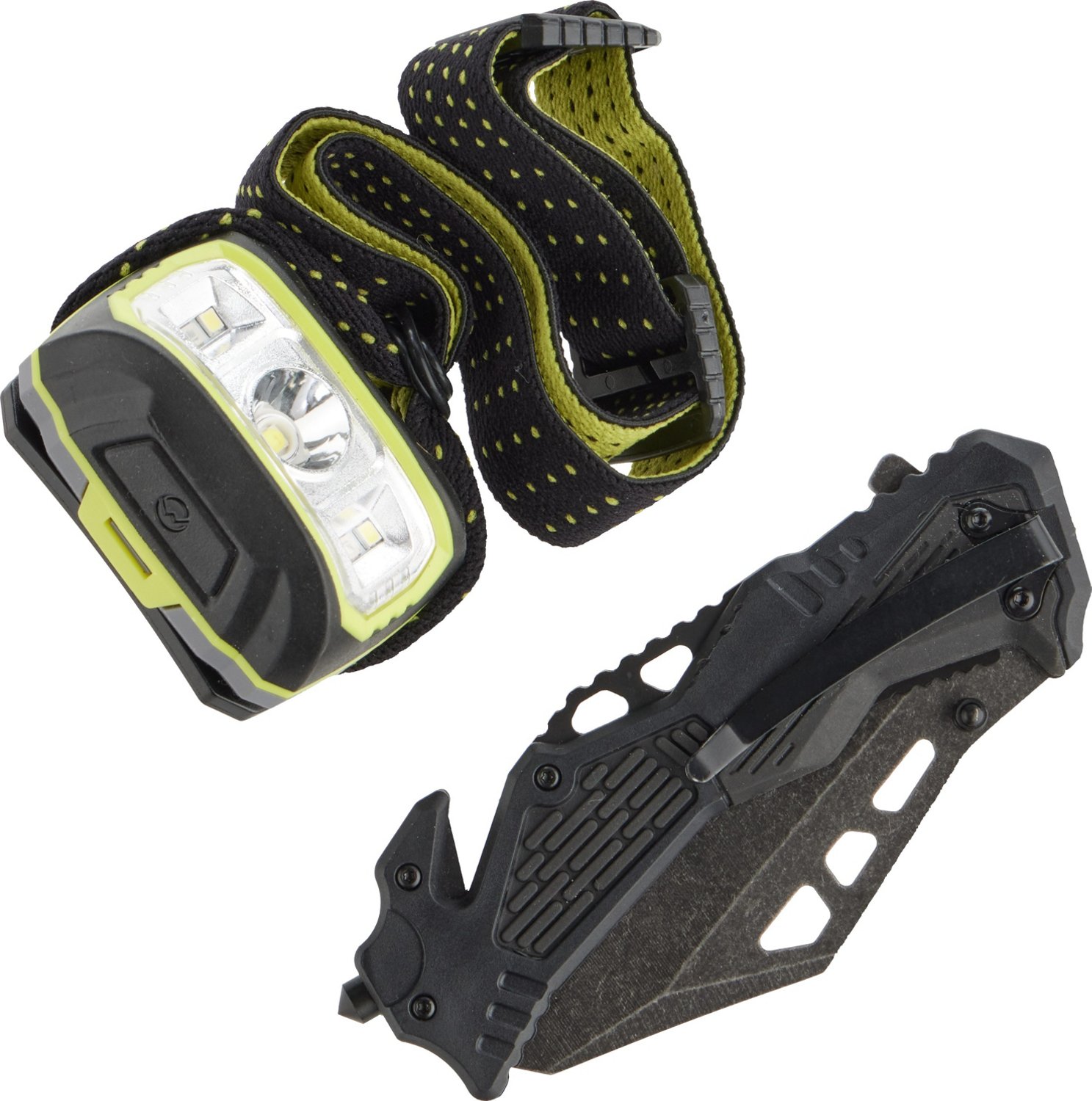Magellan Outdoors 500-Lumen Headlamp and Folding Knife Combo
