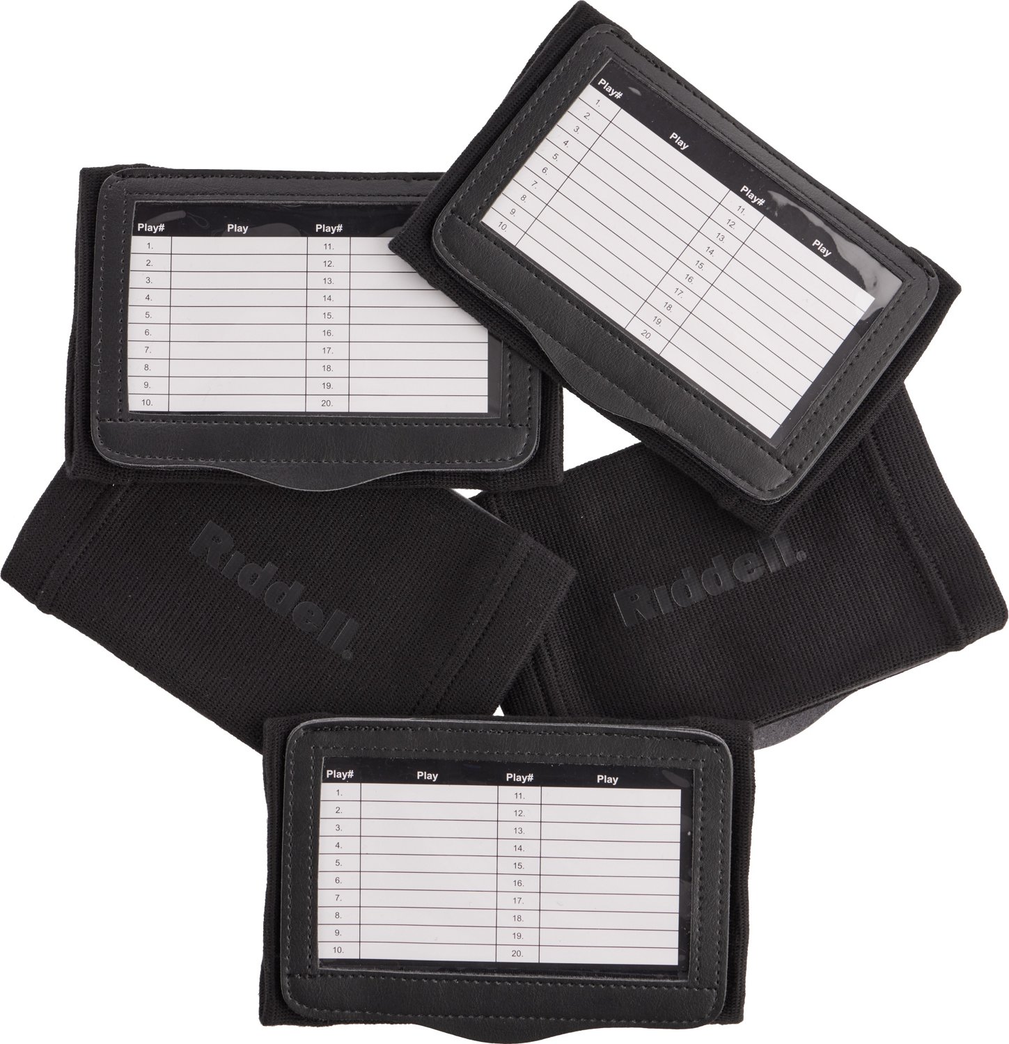 Riddell Adults' Wrist Playbooks 5-Pack