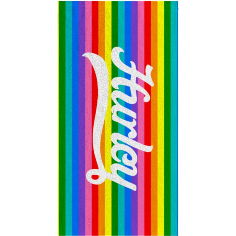 Hurley Kids' Rainbow Stripe Beach Towel - Beach Towels at Academy Sports