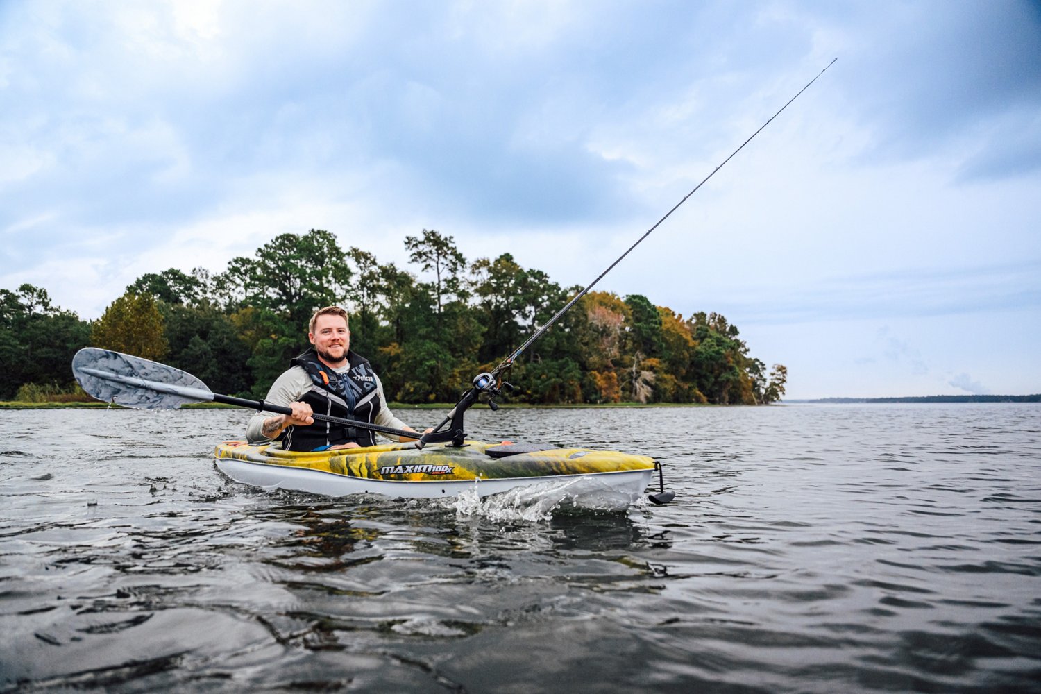 Pelican Maxim 100X 10 ft Angler Sit-In Fishing Kayak