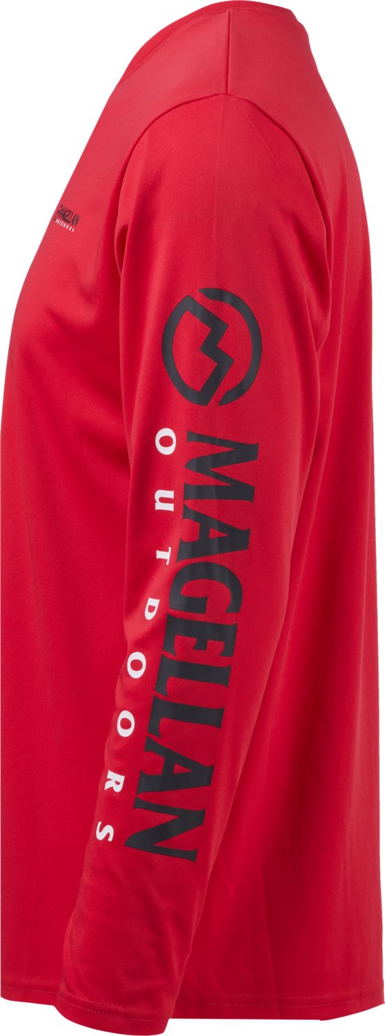 Magellan Outdoors Men's Casting Crew Core Graphic Long Sleeve T-shirt                                                            - view number 7