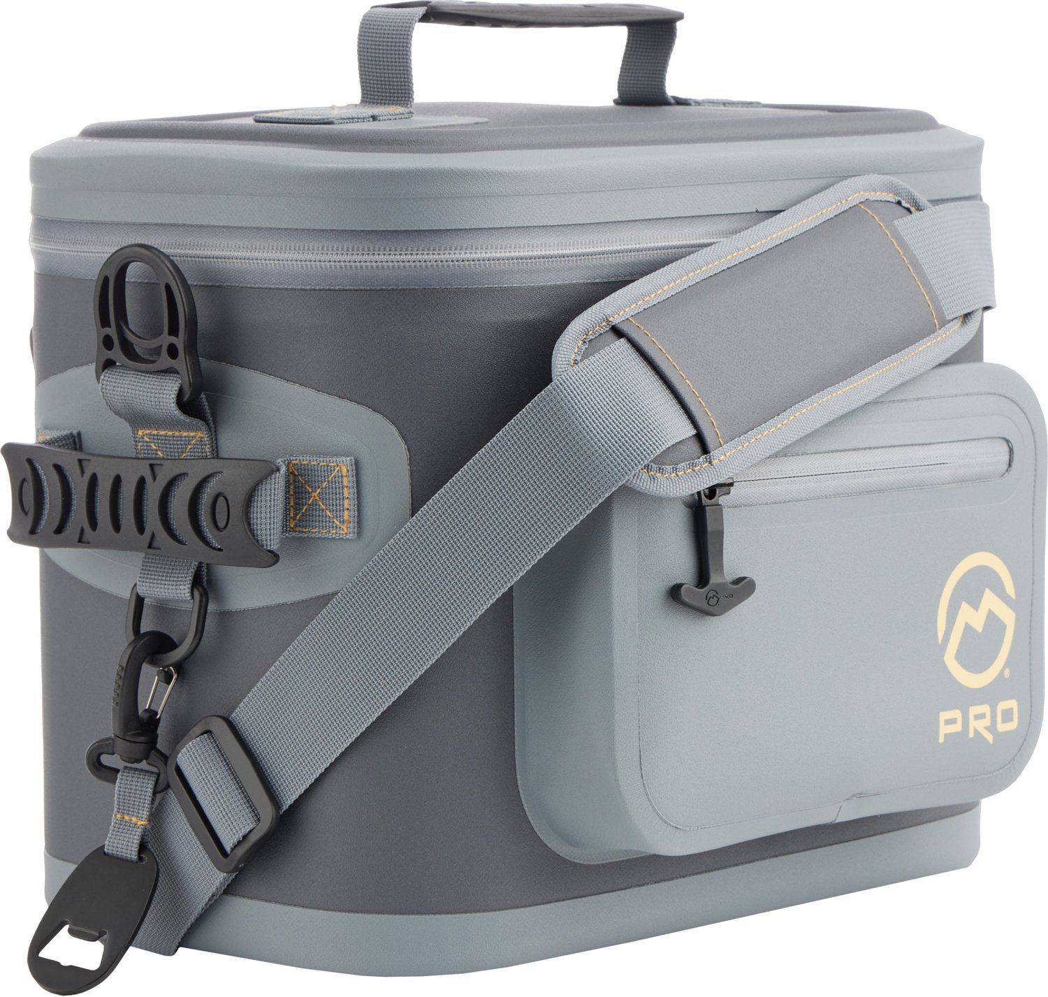 Magellan Outdoors Pro Leakproof 12-Can Square Cooler – Color Grey / Gold Sansujyuku sansujyuku.com