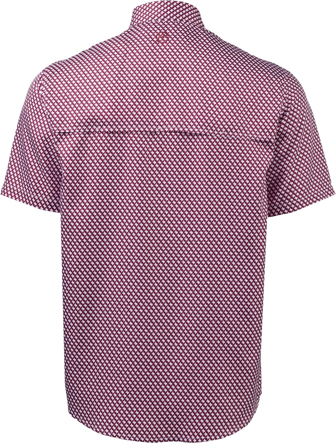 Magellan Men's Local State Gameday Micro Print Short Sleeve Shirt - view number 4