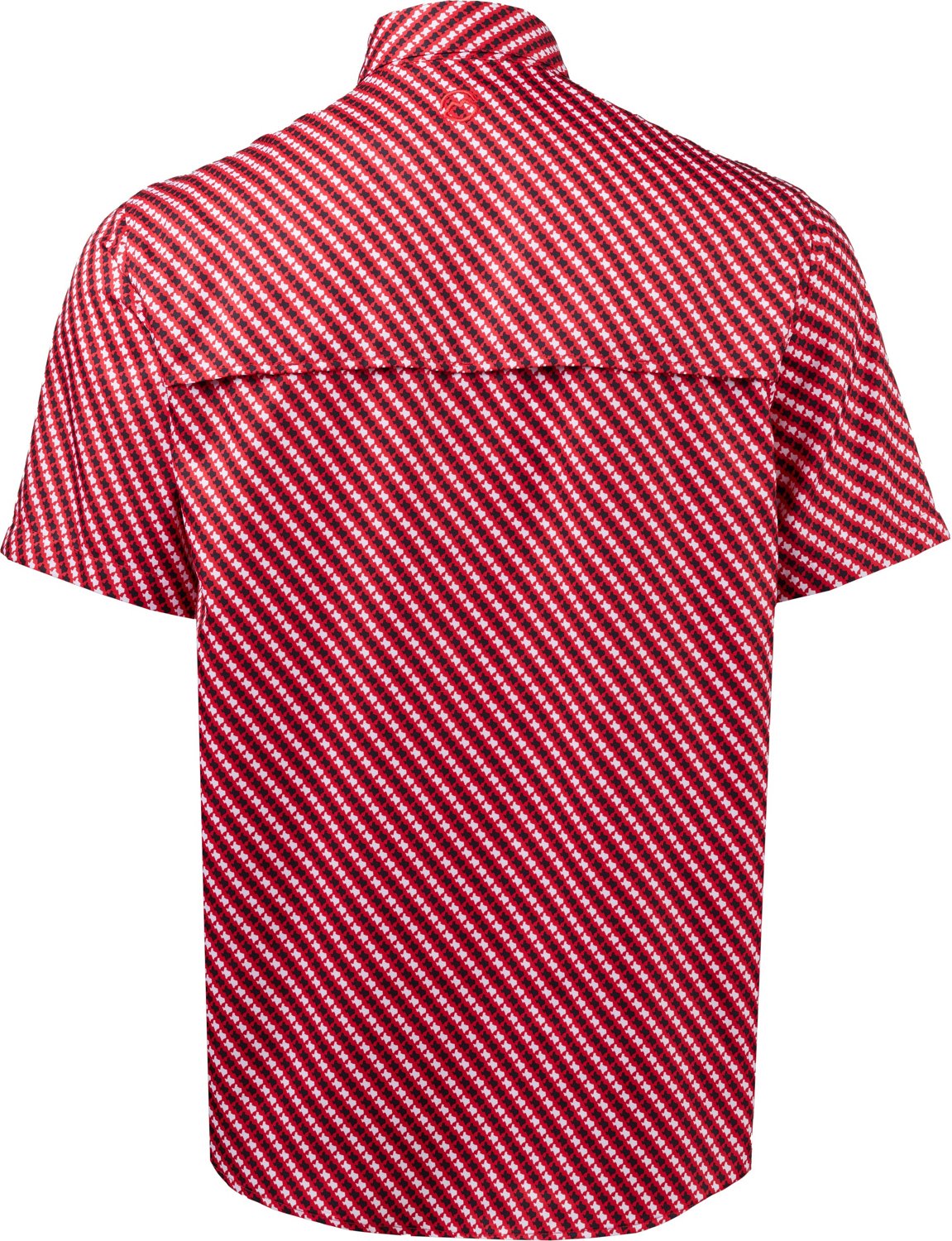 Magellan Men's Local State Gameday Micro Print Short Sleeve Shirt                                                                - view number 2