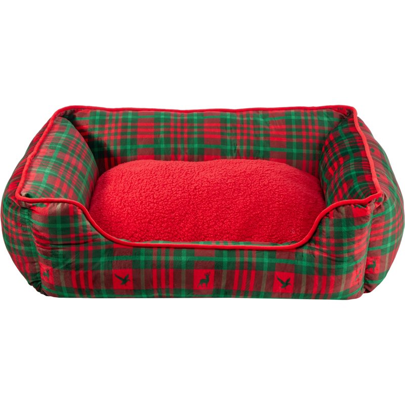 Magellan Outdoors Printed Sofa Pet Bed Red - Pet Accessories at Academy Sports