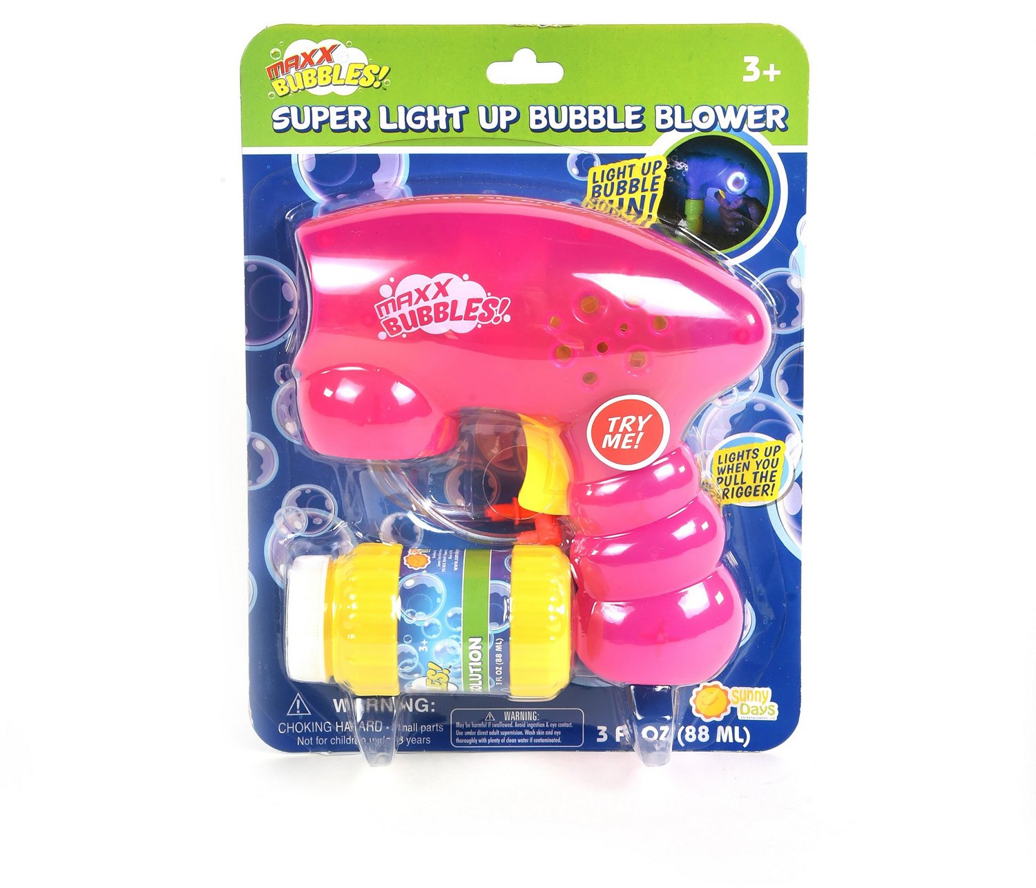 Sunny Days Entertainment Maxx Bubbles Super Light Up Bubble Blower ...