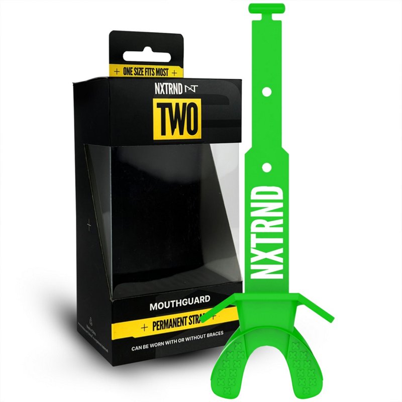 NXTRND Adult TWO Football Mouthguard Green - Football Equipment at Academy Sports