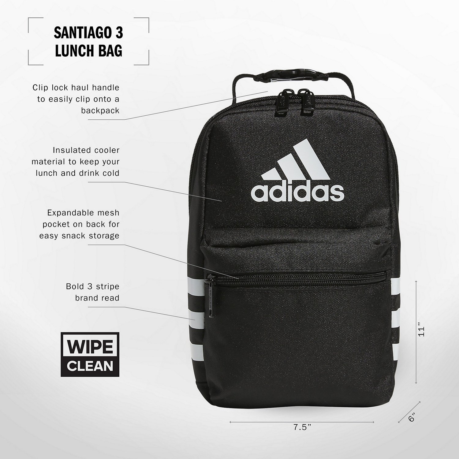 大人気！アディダス☆超お勧めランチバッグSantiago 3 Lunch Bag adidas Santiago 3 Lunch Bag - Green | Free Shipping with