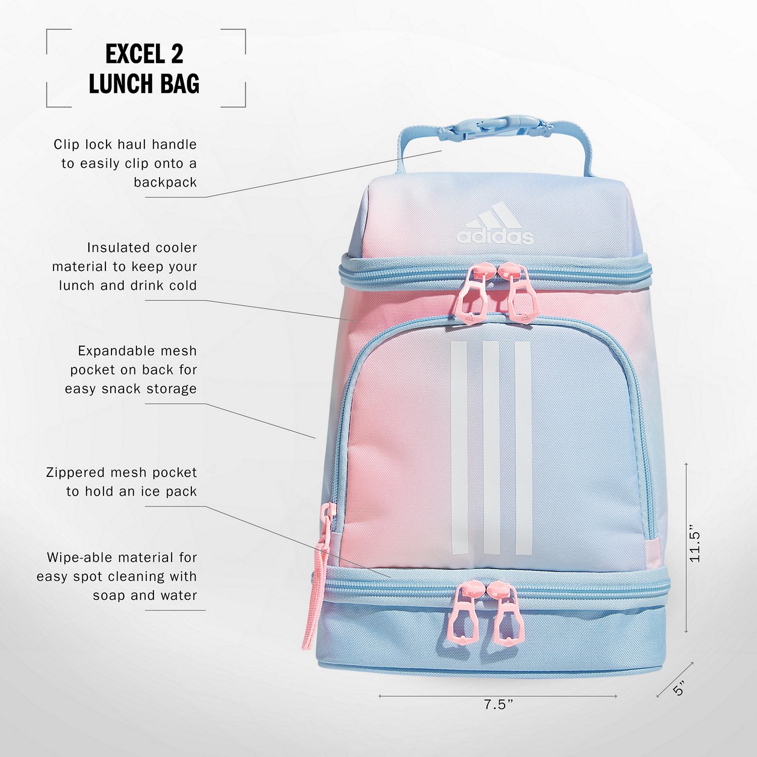adidas Excel 2 Lunch Bag - view number 6