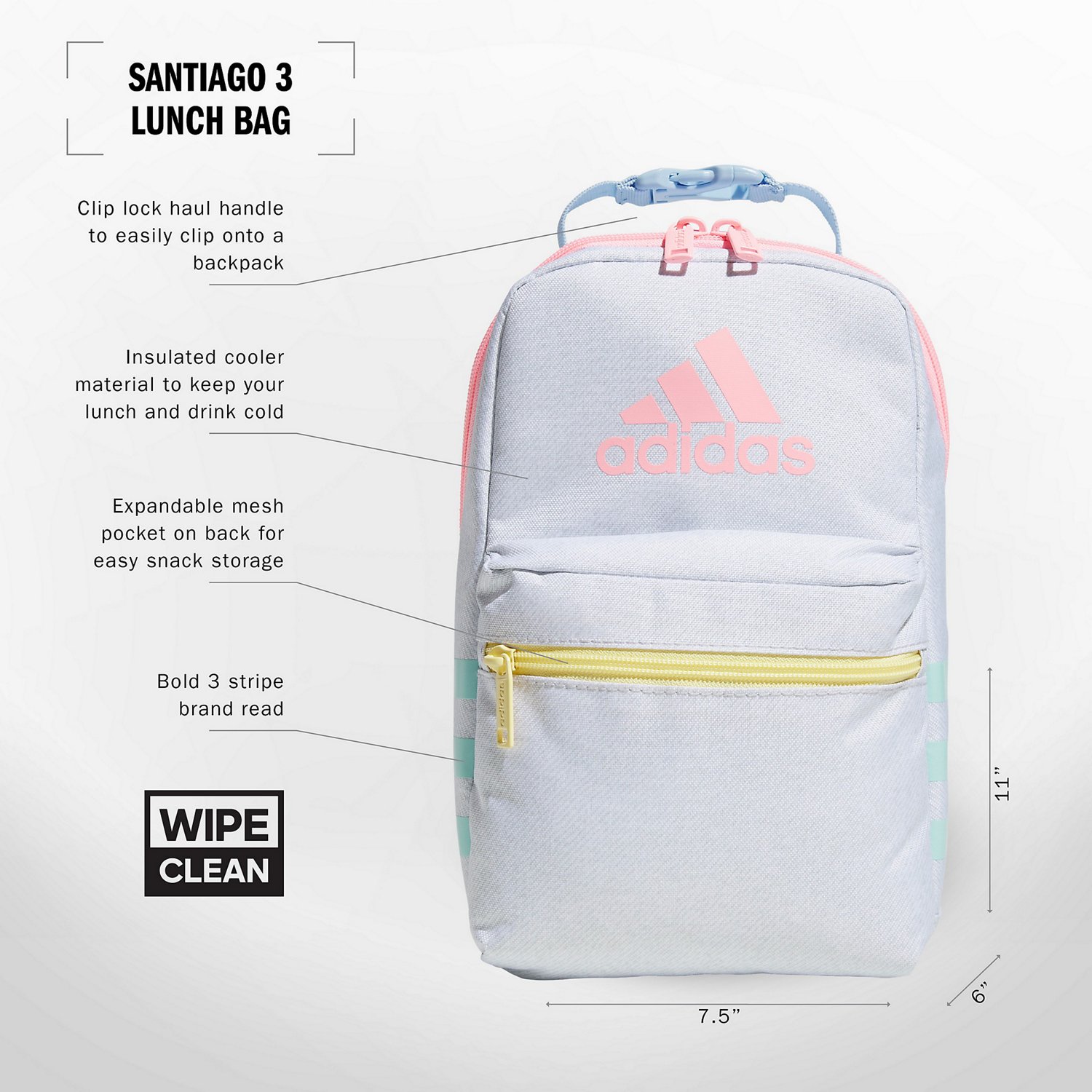 adidas Santiago 3 Lunch Bag - view number 6