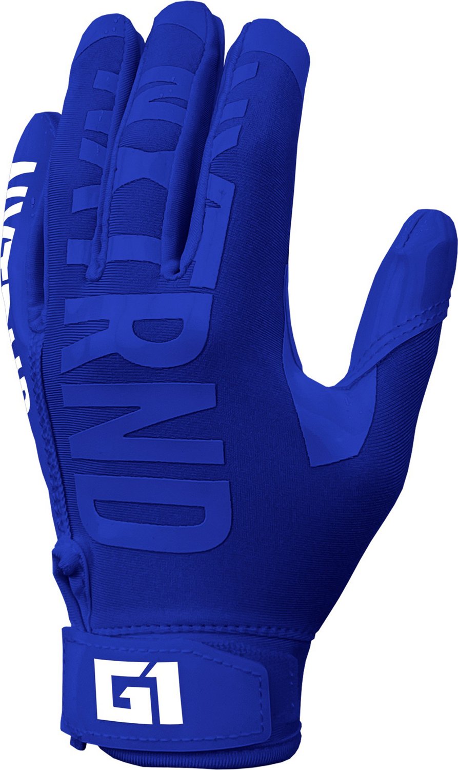 Blue lineman gloves online