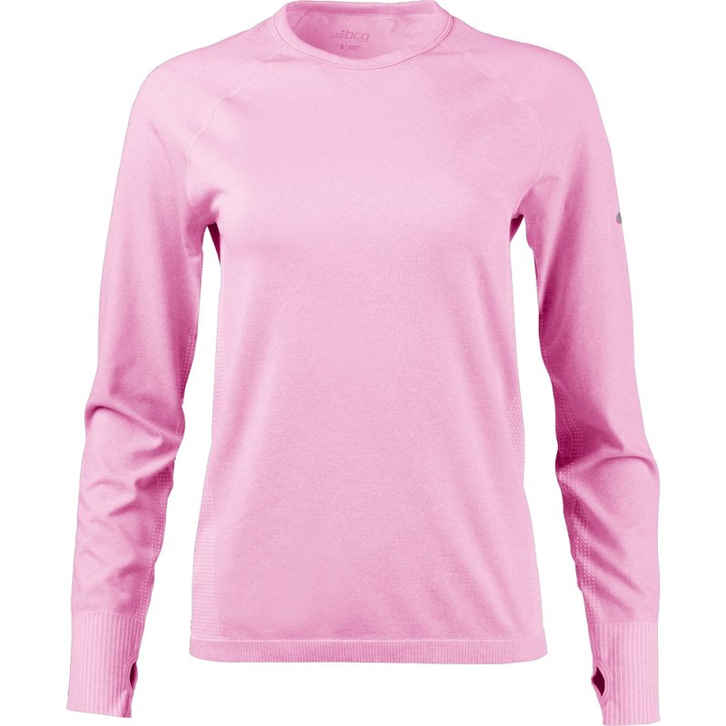 BCG Women's SMLS Long Sleeve T-Shirt Light Pink, X-Small - Women's Athletic Performance Tops at Academy Sports