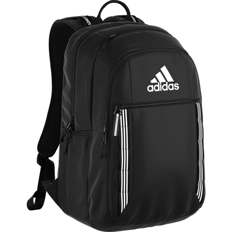 adidas Excel 7 Backpack Black/White - Backpacks at Academy Sports