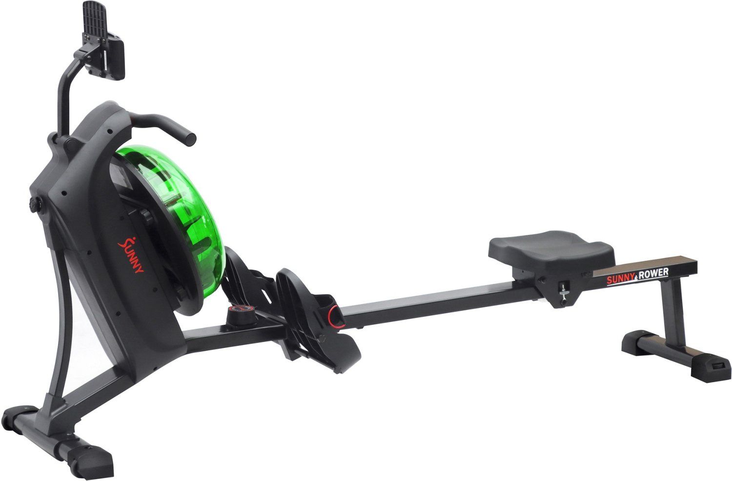 Sunny Health & Fitness Hydro + Dual-Resistance Smart Magnetic Water Rowing Machine - view number 4