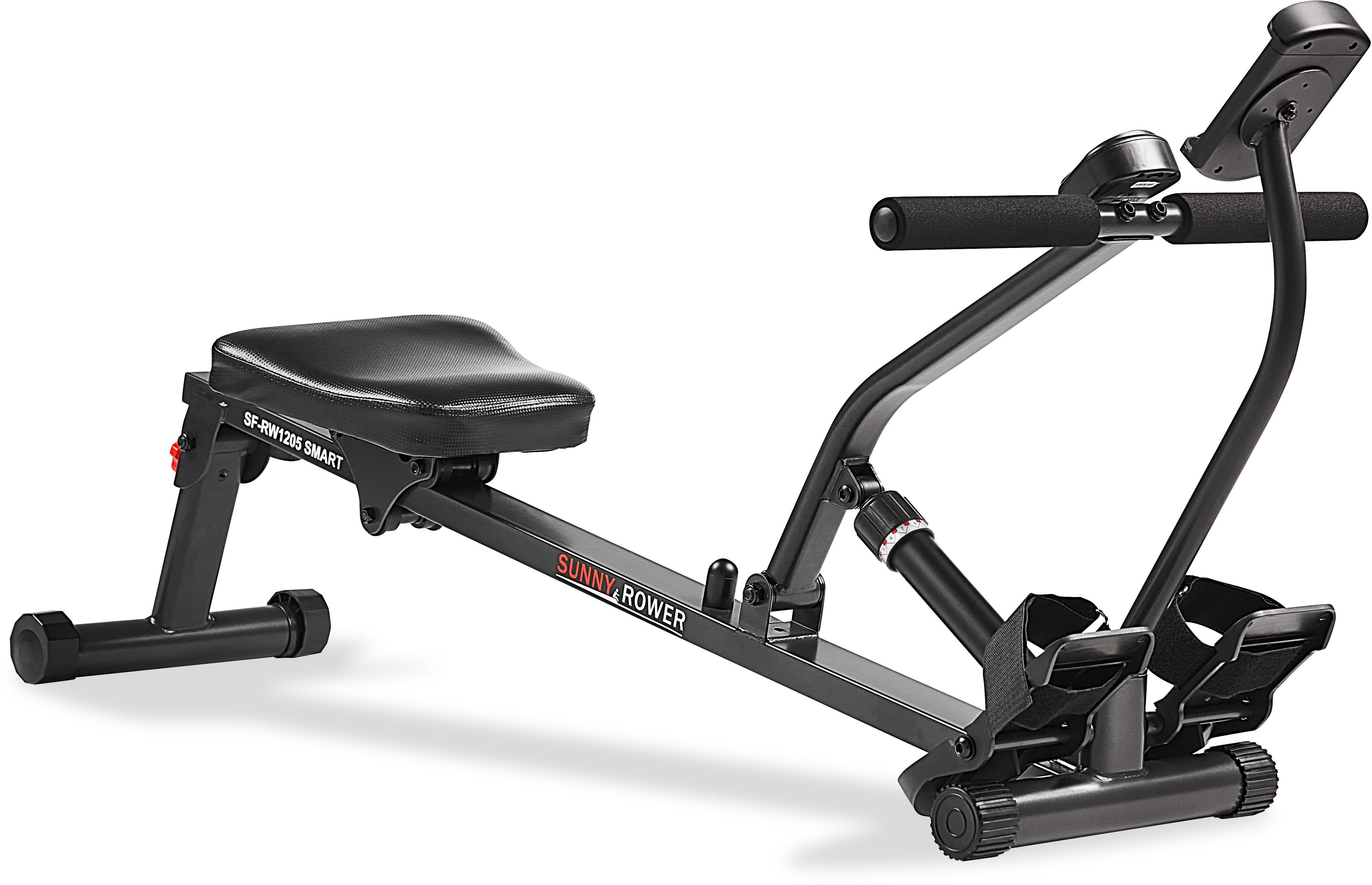 Sunny Health & Fitness SMART Compact Adjustable Rowing Machine