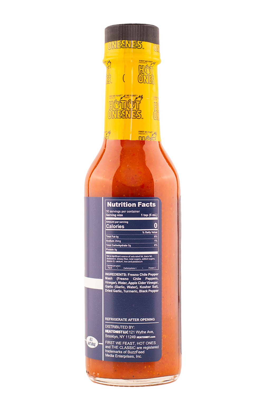 Heatonist Hot Ones Garlic Fresno Hot Sauce - view number 3