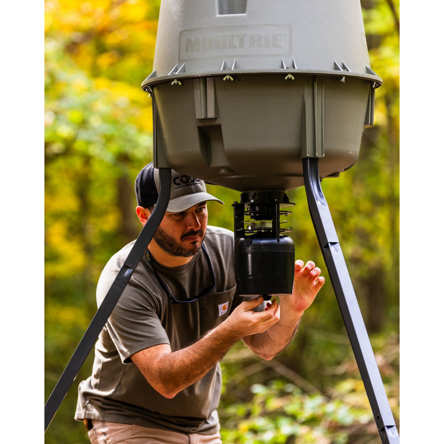 Moultrie Pro II Tripod Cellular Feeder Kit with Feed Hub