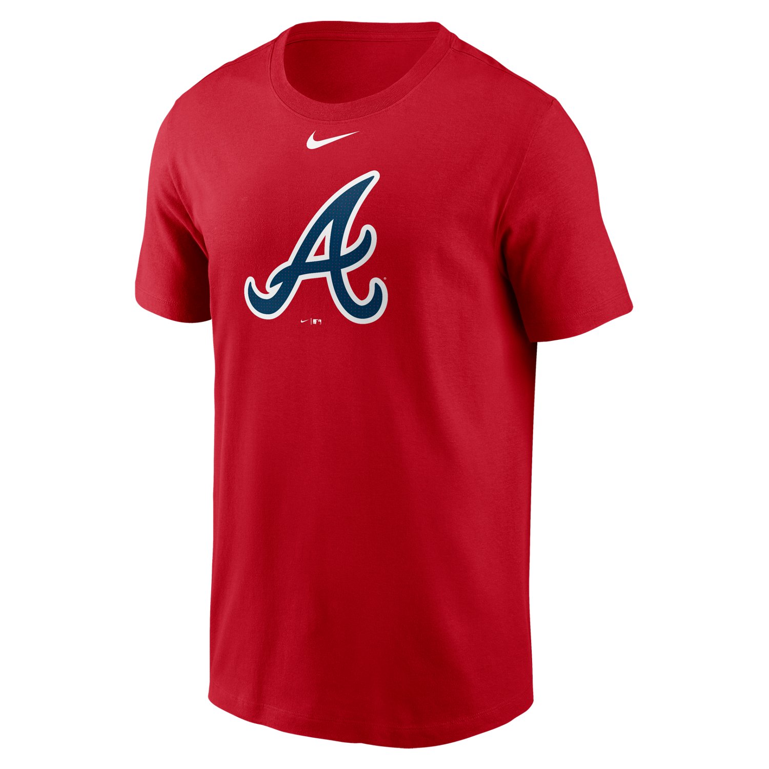 Nike Men's Atlanta Braves Fuse Large Logo T-shirt - view number 2