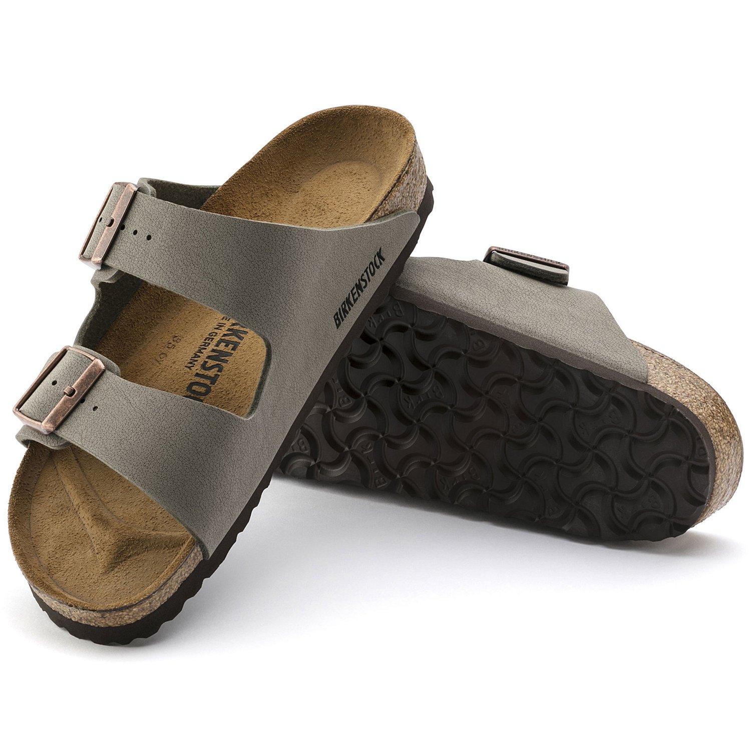 Birkenstock Men's Arizona Birkibuc Sandals                                                                                       - view number 6