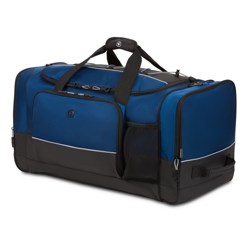 SwissGear 9000 28 in Apex Duffel Bag Navy Blue Dobby - Lanyards at Academy Sports